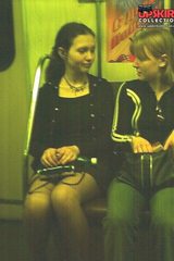 candid upskirt in the subway